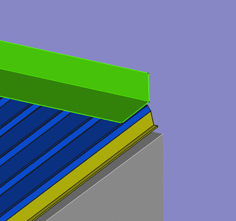 Kantblech Wandanschluss Seite | Sandwichpaneele24